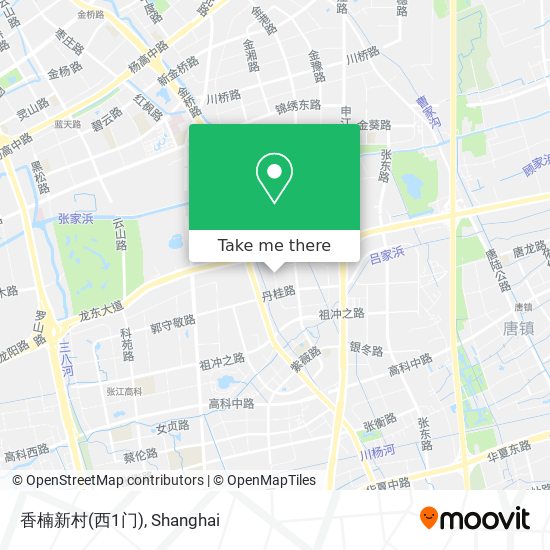 香楠新村(西1门) map