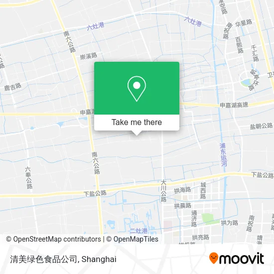 清美绿色食品公司 map