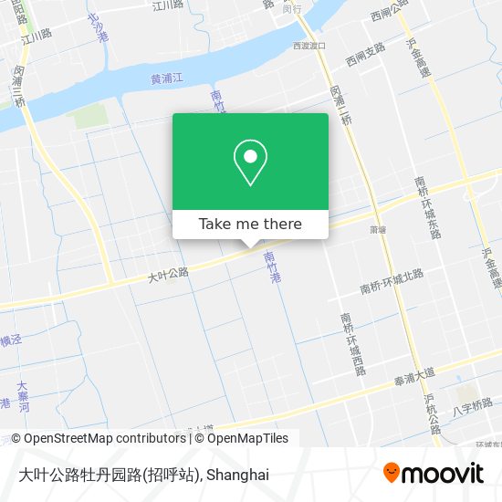 大叶公路牡丹园路(招呼站) map