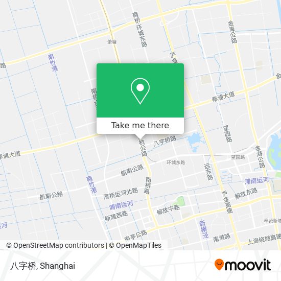 八字桥 map