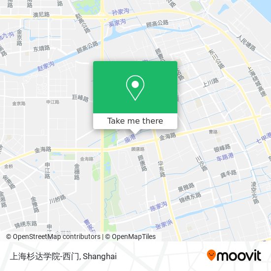 上海杉达学院-西门 map