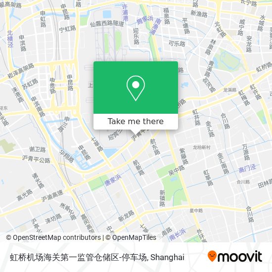 虹桥机场海关第一监管仓储区-停车场 map