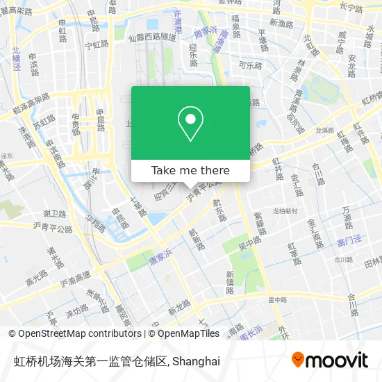 虹桥机场海关第一监管仓储区 map
