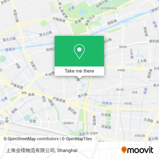 上海业绩物流有限公司 map