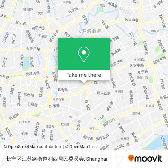 长宁区江苏路街道利西居民委员会 map