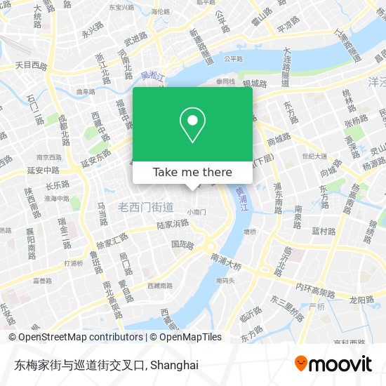 东梅家街与巡道街交叉口 map