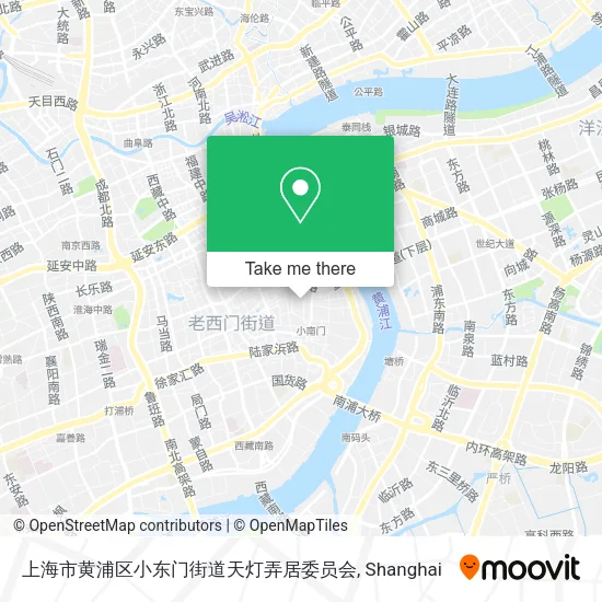 上海市黄浦区小东门街道天灯弄居委员会 map