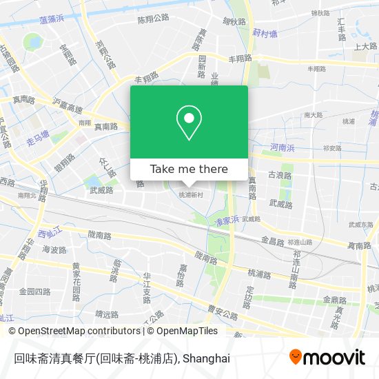 回味斋清真餐厅(回味斋-桃浦店) map