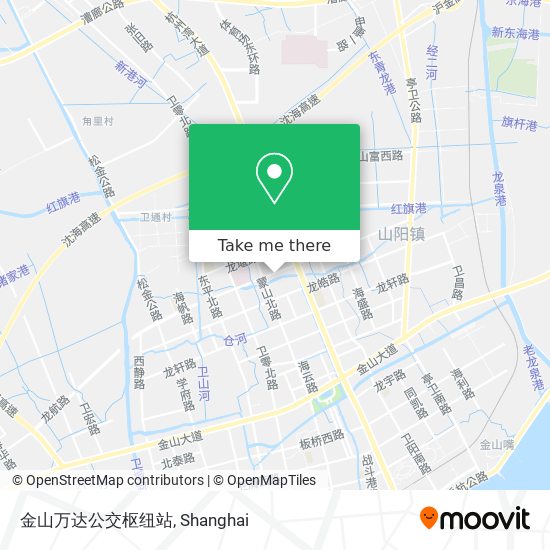 金山万达公交枢纽站 map