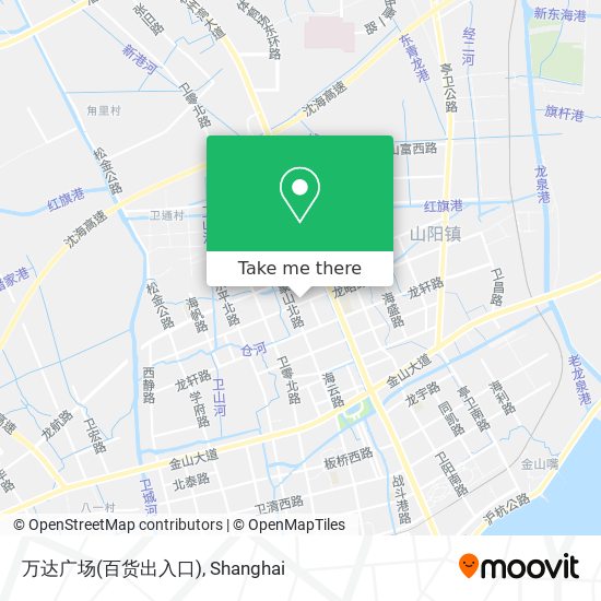 万达广场(百货出入口) map