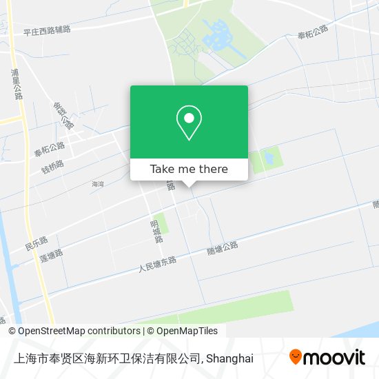 上海市奉贤区海新环卫保洁有限公司 map