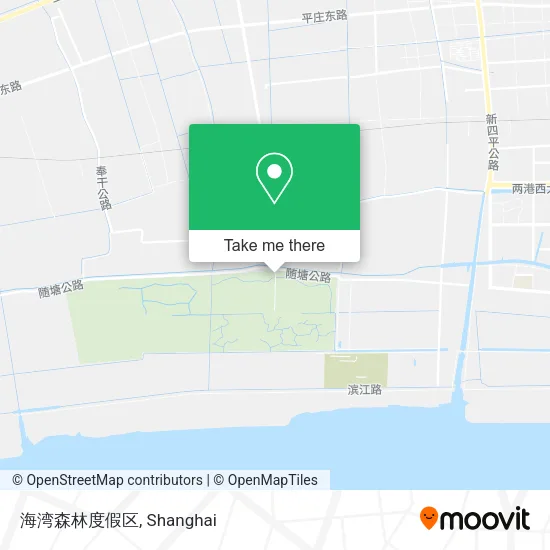 海湾森林度假区 map
