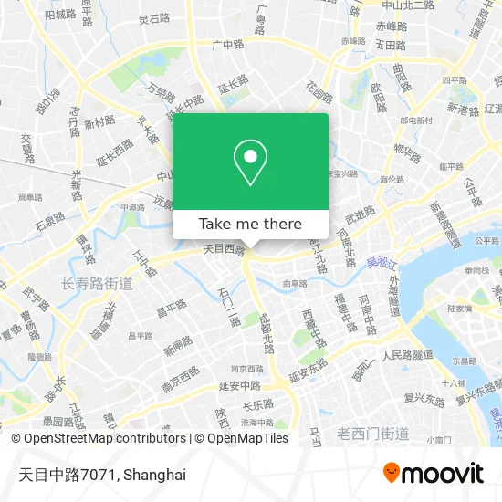 天目中路7071 map