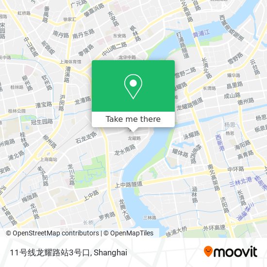 11号线龙耀路站3号口 map