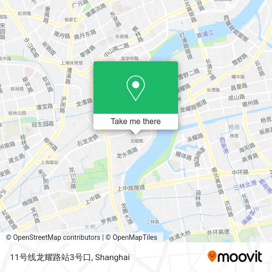11号线龙耀路站3号口 map