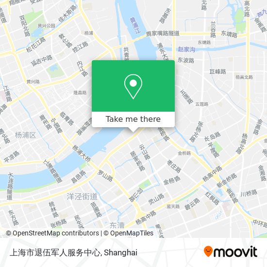 上海市退伍军人服务中心 map