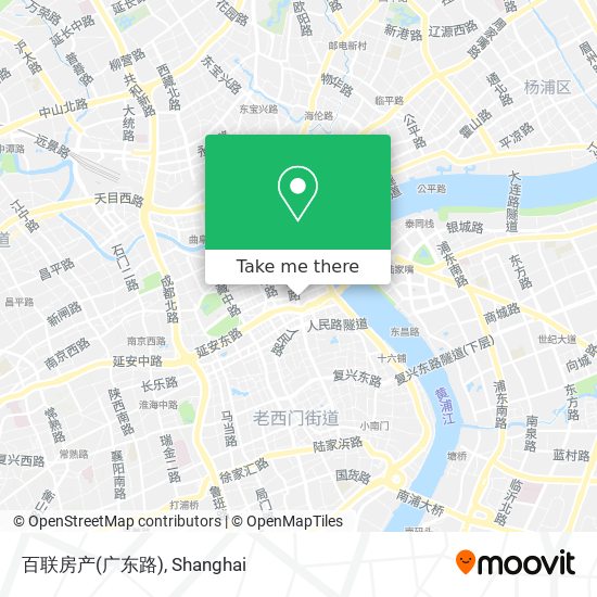 百联房产(广东路) map