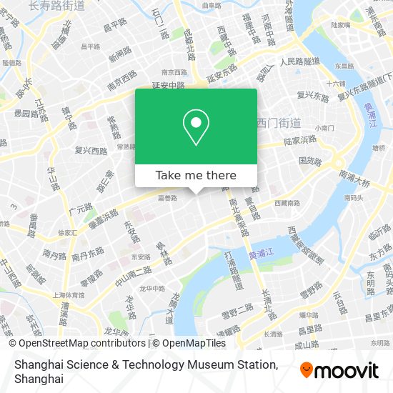 Shanghai Science & Technology Museum Station map