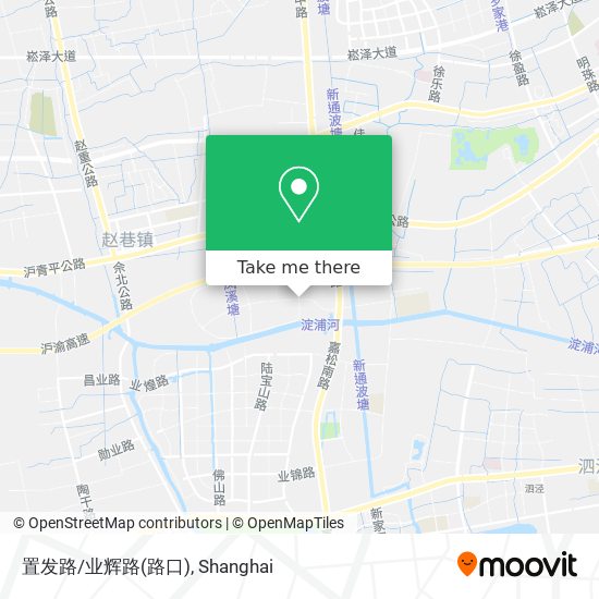 置发路/业辉路(路口) map