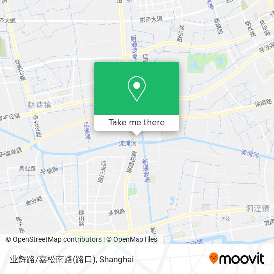业辉路/嘉松南路(路口) map