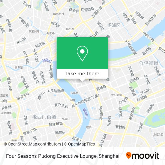 Four Seasons Pudong Executive Lounge map