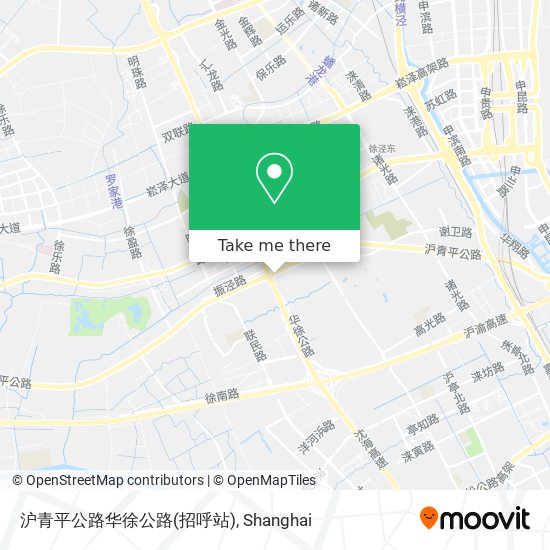 沪青平公路华徐公路(招呼站) map