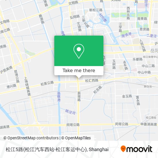 松江5路(松江汽车西站-松江客运中心) map