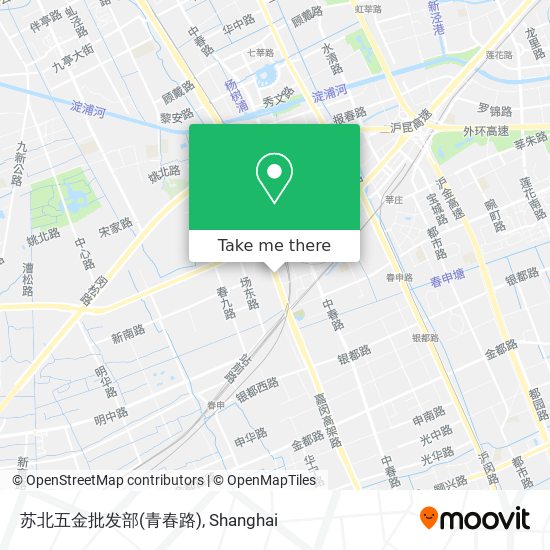 苏北五金批发部(青春路) map