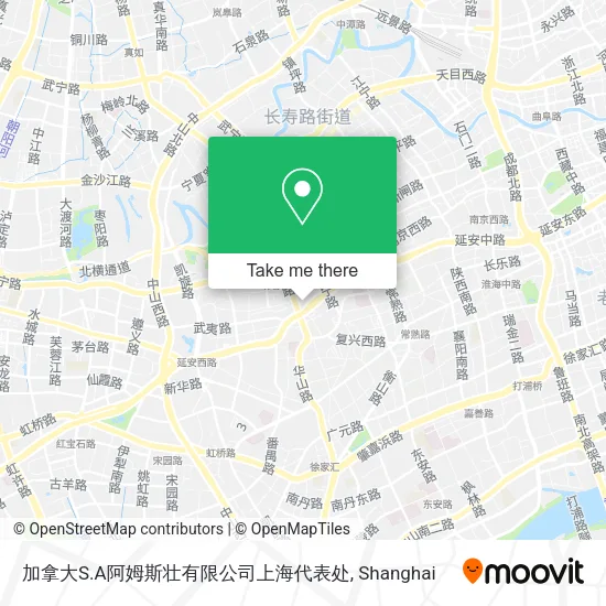 加拿大S.A阿姆斯壮有限公司上海代表处 map