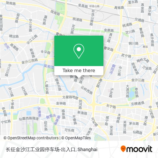 长征金沙江工业园停车场-出入口 map