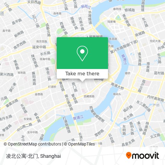 凌北公寓-北门 map
