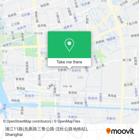 浦江11路(先新路三鲁公路-沈杜公路地铁站) map