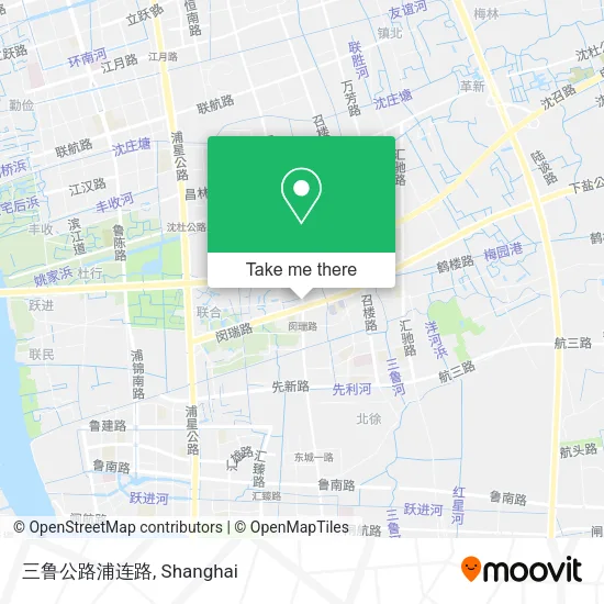 三鲁公路浦连路 map