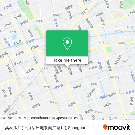 莫泰酒店(上海莘庄地铁南广场店) map