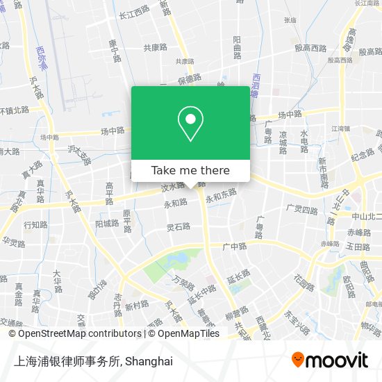 上海浦银律师事务所 map