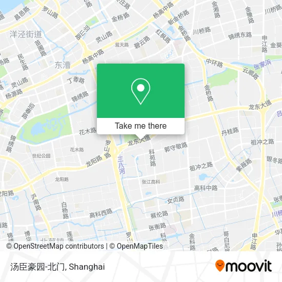 汤臣豪园-北门 map