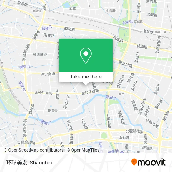 环球美发 map