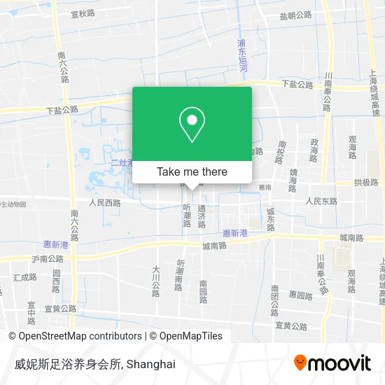 威妮斯足浴养身会所 map