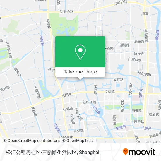 松江公租房社区-三新路生活园区 map