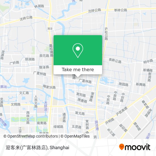 迎客来(广富林路店) map