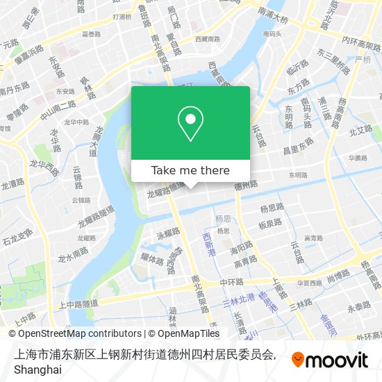 上海市浦东新区上钢新村街道德州四村居民委员会 map