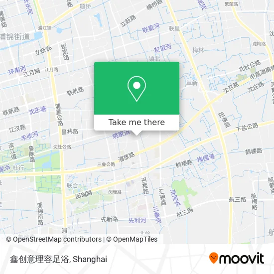 鑫创意理容足浴 map
