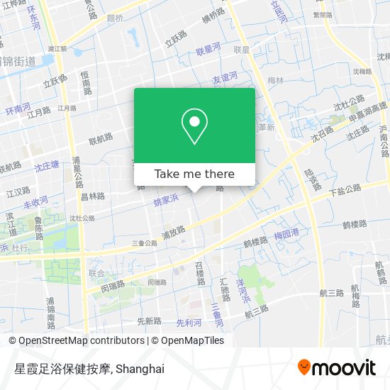 星霞足浴保健按摩 map