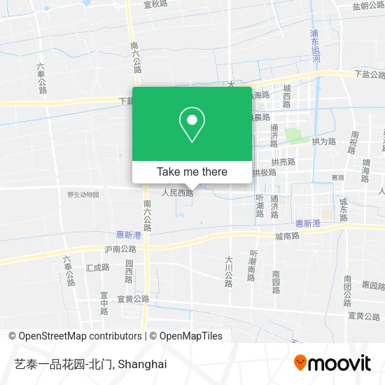 艺泰一品花园-北门 map