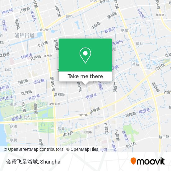 金霞飞足浴城 map