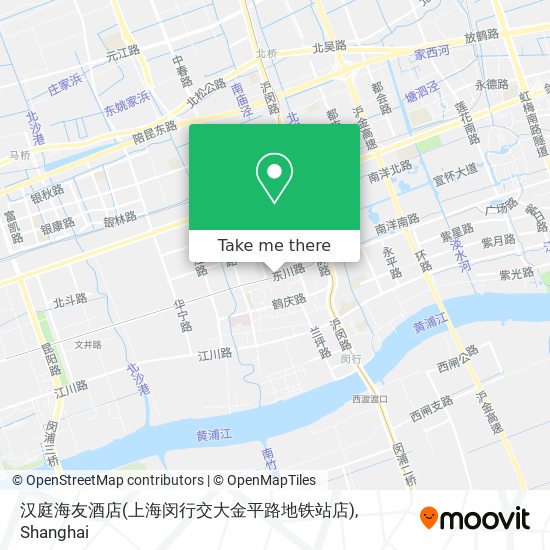 汉庭海友酒店(上海闵行交大金平路地铁站店) map