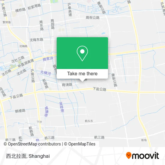 西北拉面 map