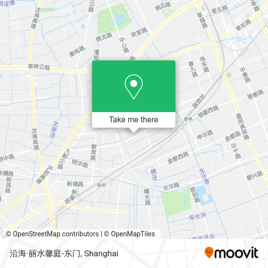 沿海·丽水馨庭-东门 map