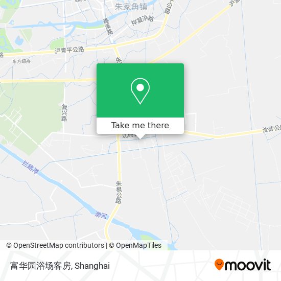 富华园浴场客房 map