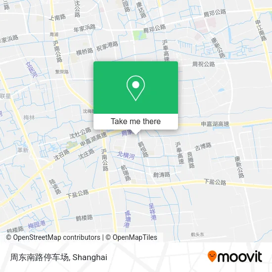 周东南路停车场 map